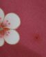 七五三 7歳 女の子用  四つ身 No.230 Y 【やや難あり】 ピンク色 糸巻に桜